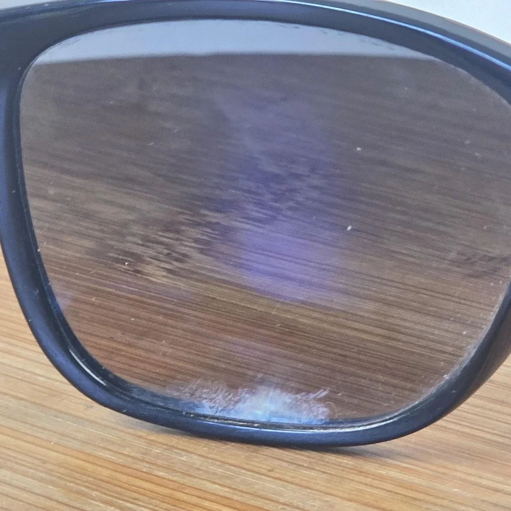 Ray-Ban RB 4344 Sunglasses Mens 56-19-140 Gray Polarized Square Italy 601/78